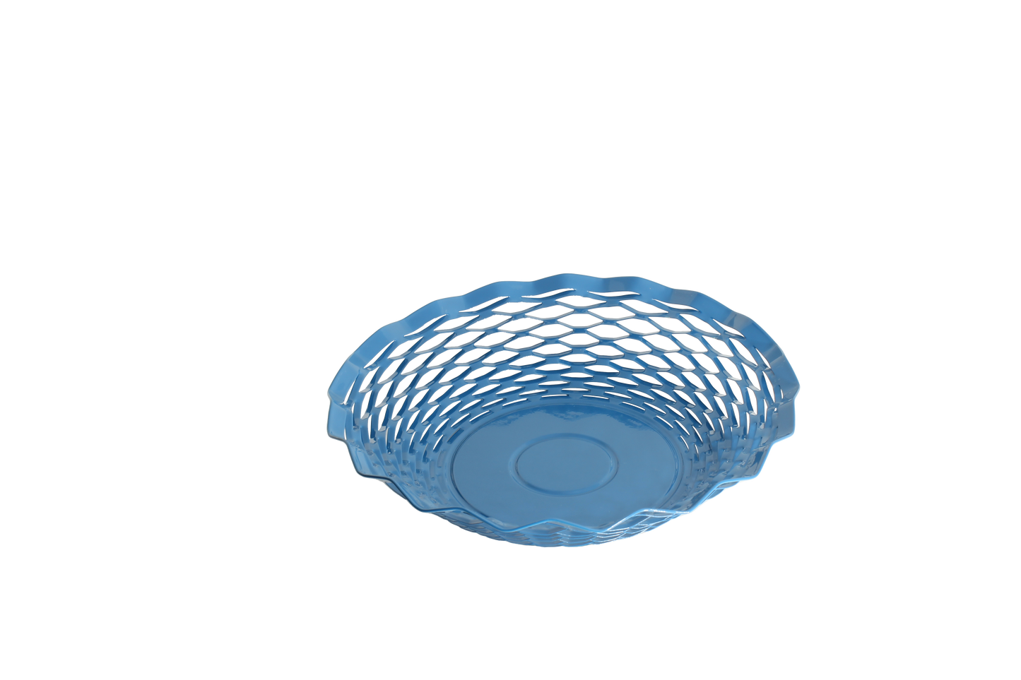 Brödkorg, blå, rund 24 cm