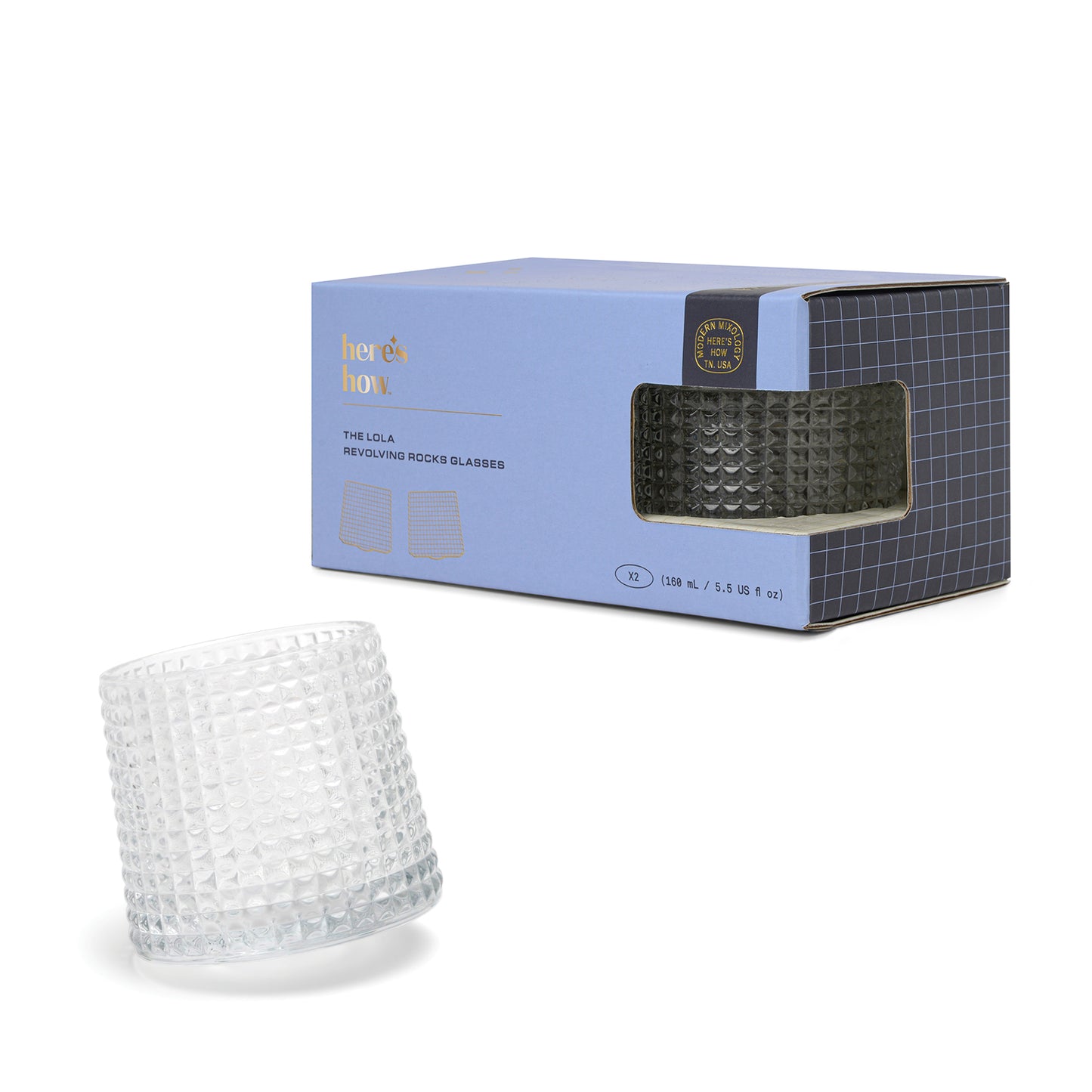 Rockande Glas The Lola Set om 2