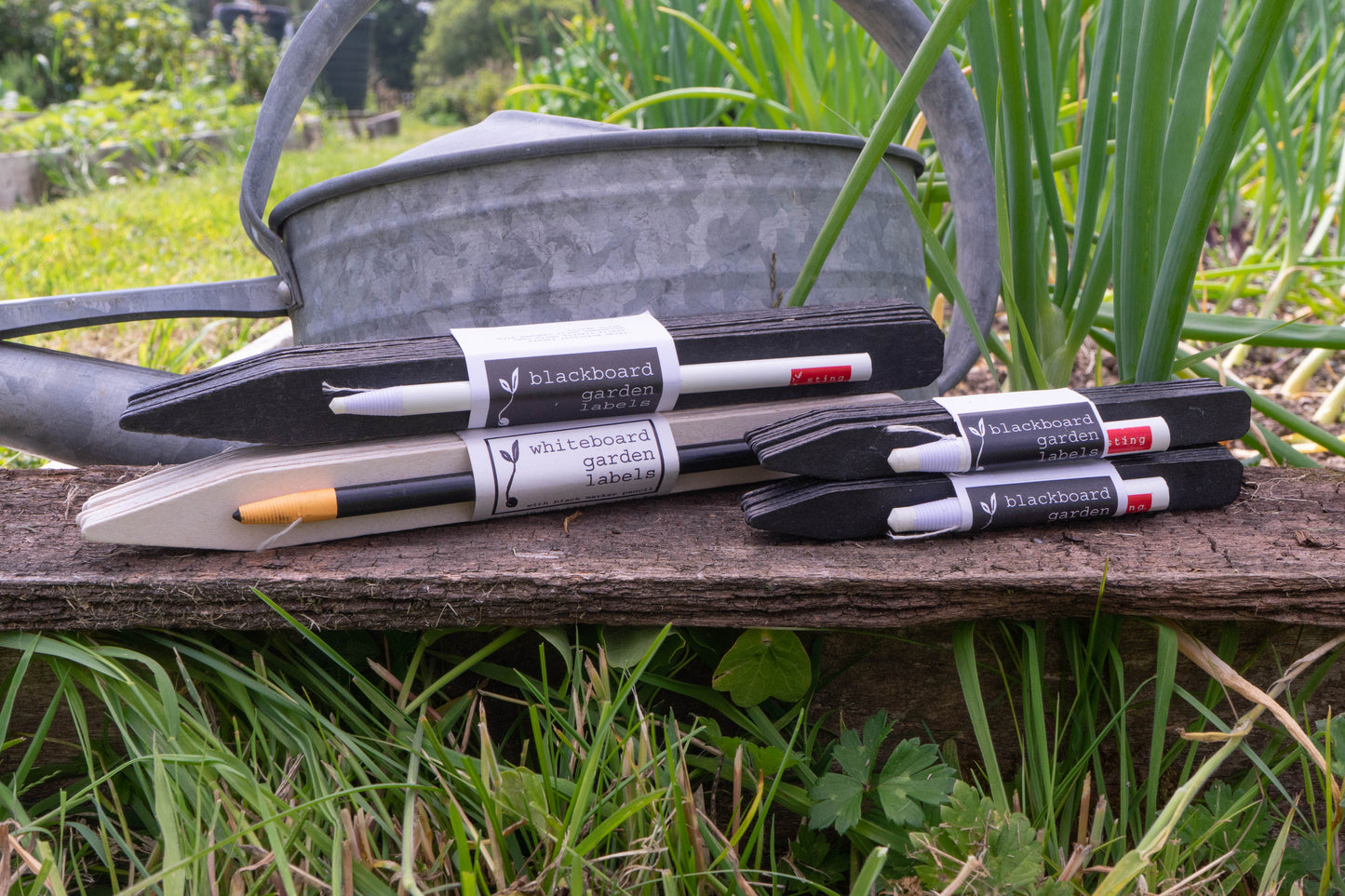 Märkpinnar till trädgården i griffel