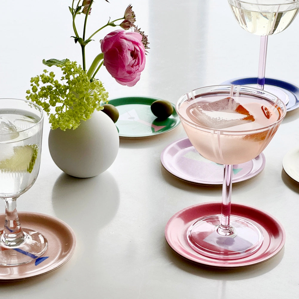 COCKTAILS Set med 6 Underlägg