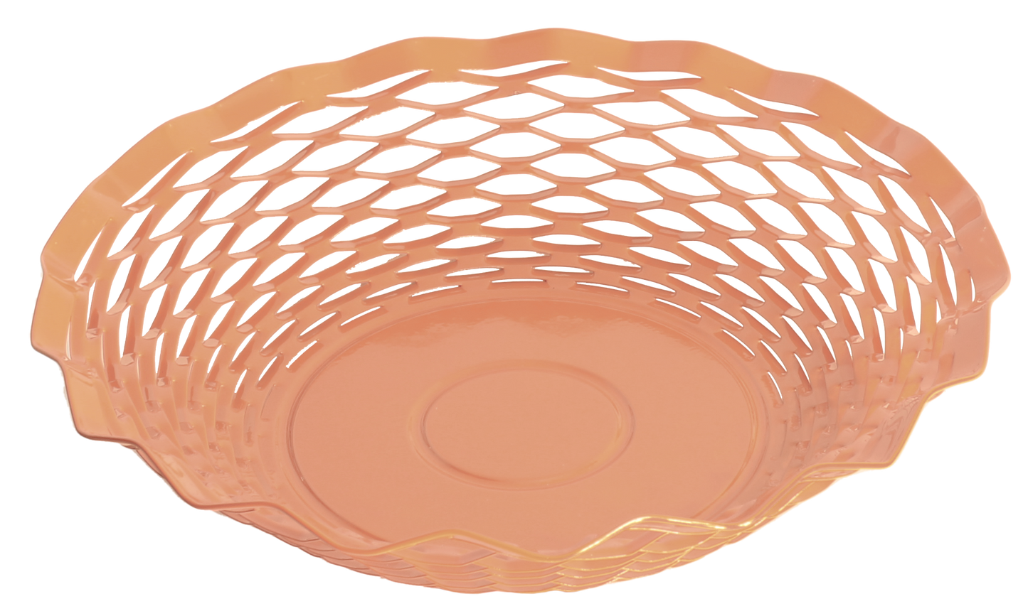 Brödkorg, Rosa, rund 24 cm