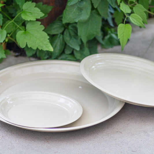 Zinkfat, beige, 3 storlekar- ø26 Liten