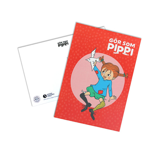 Vykort Gör som Pippi