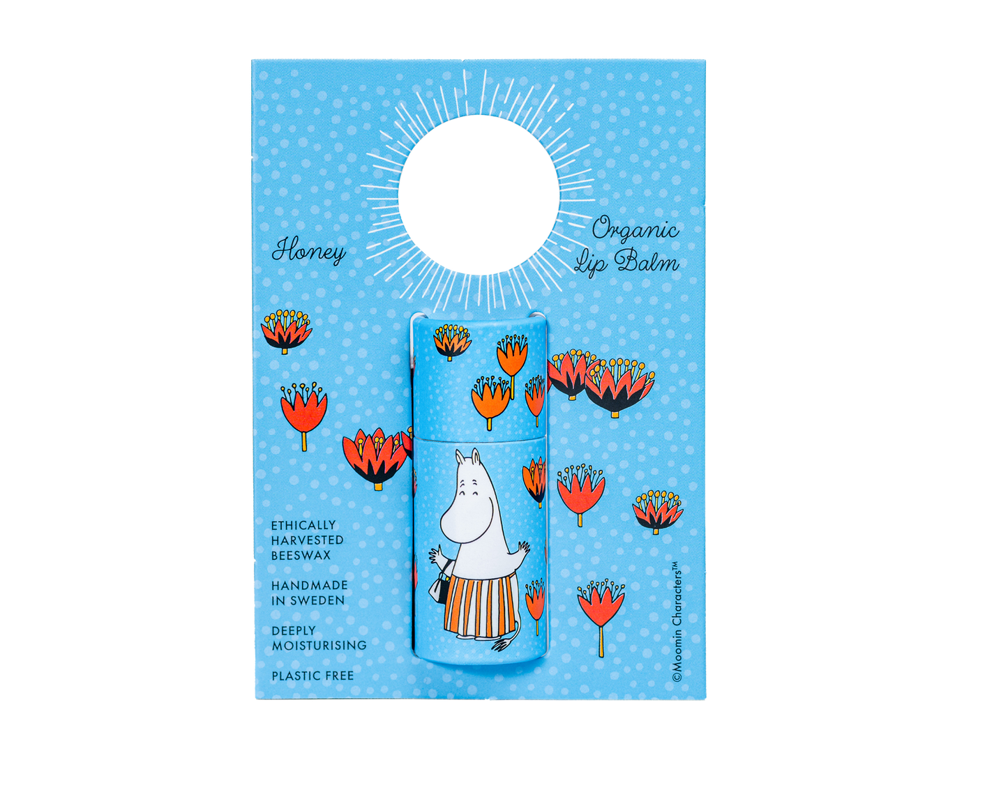 Moomin by G&L - Lipbalm with honey/Läppcerat av bivax med honung