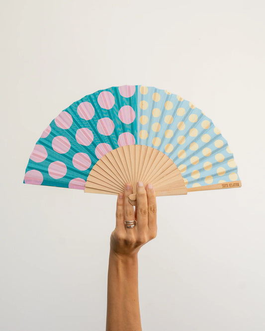 Solfjäder vippa / Hand fan