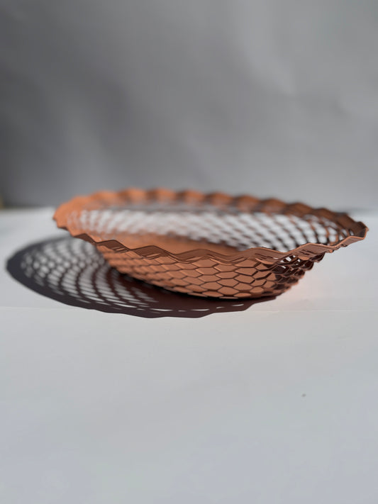 Brödkorg, Rosa. 25 x 18 cm