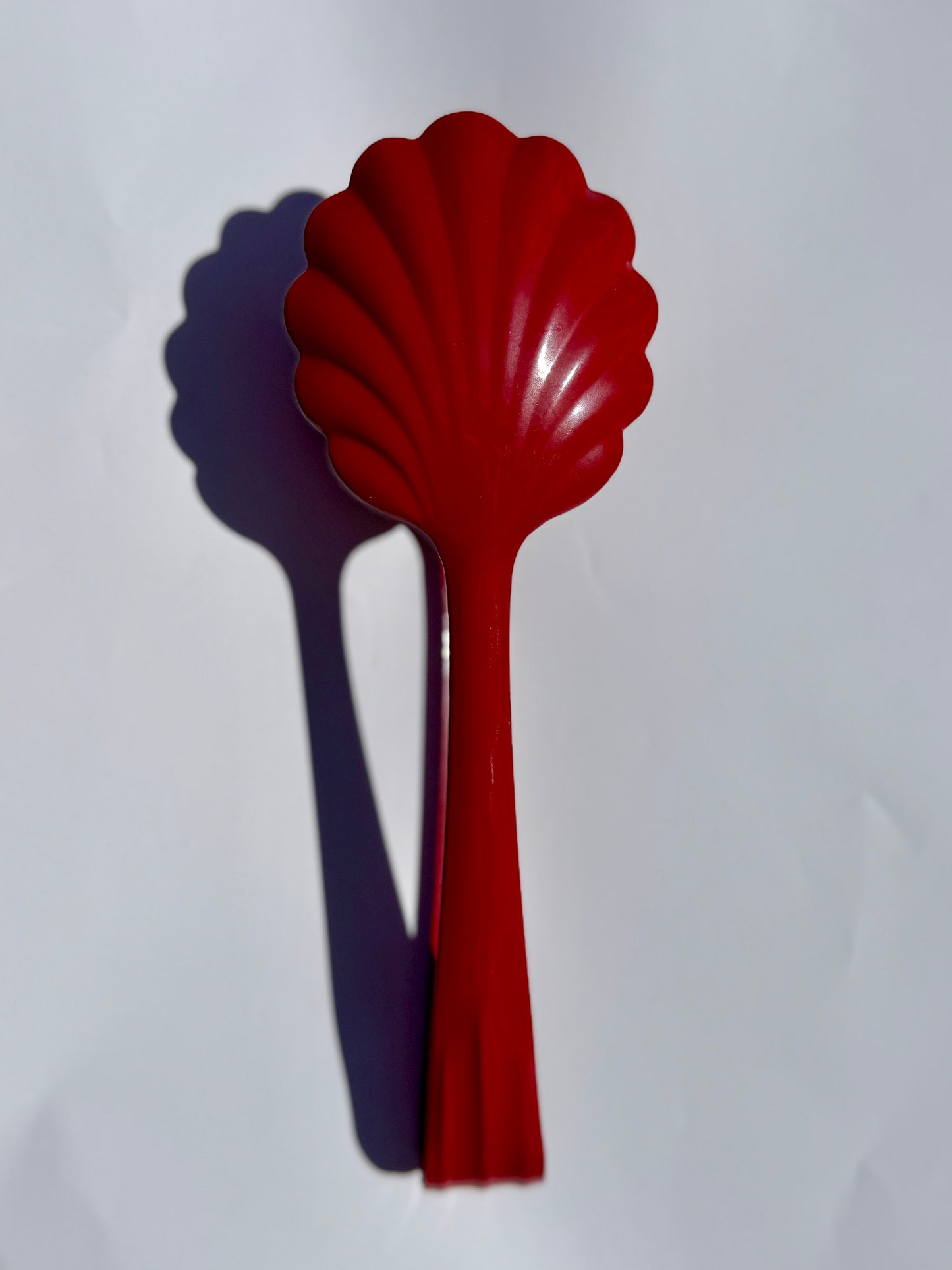 Salladstång, röd, 21 cm