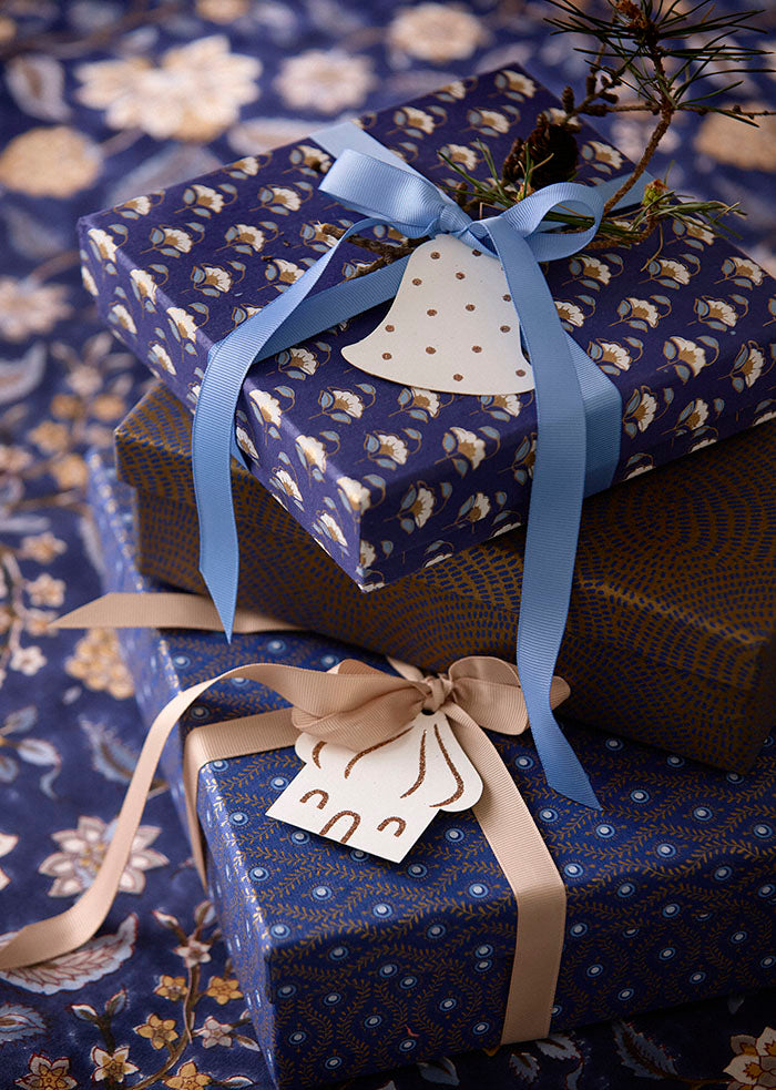 Gift Tag Bells Off White S/6pcs