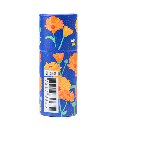 Ekologiskt Läppcerat av bivax med ringblomma i papphylsa, 8.5 gram
