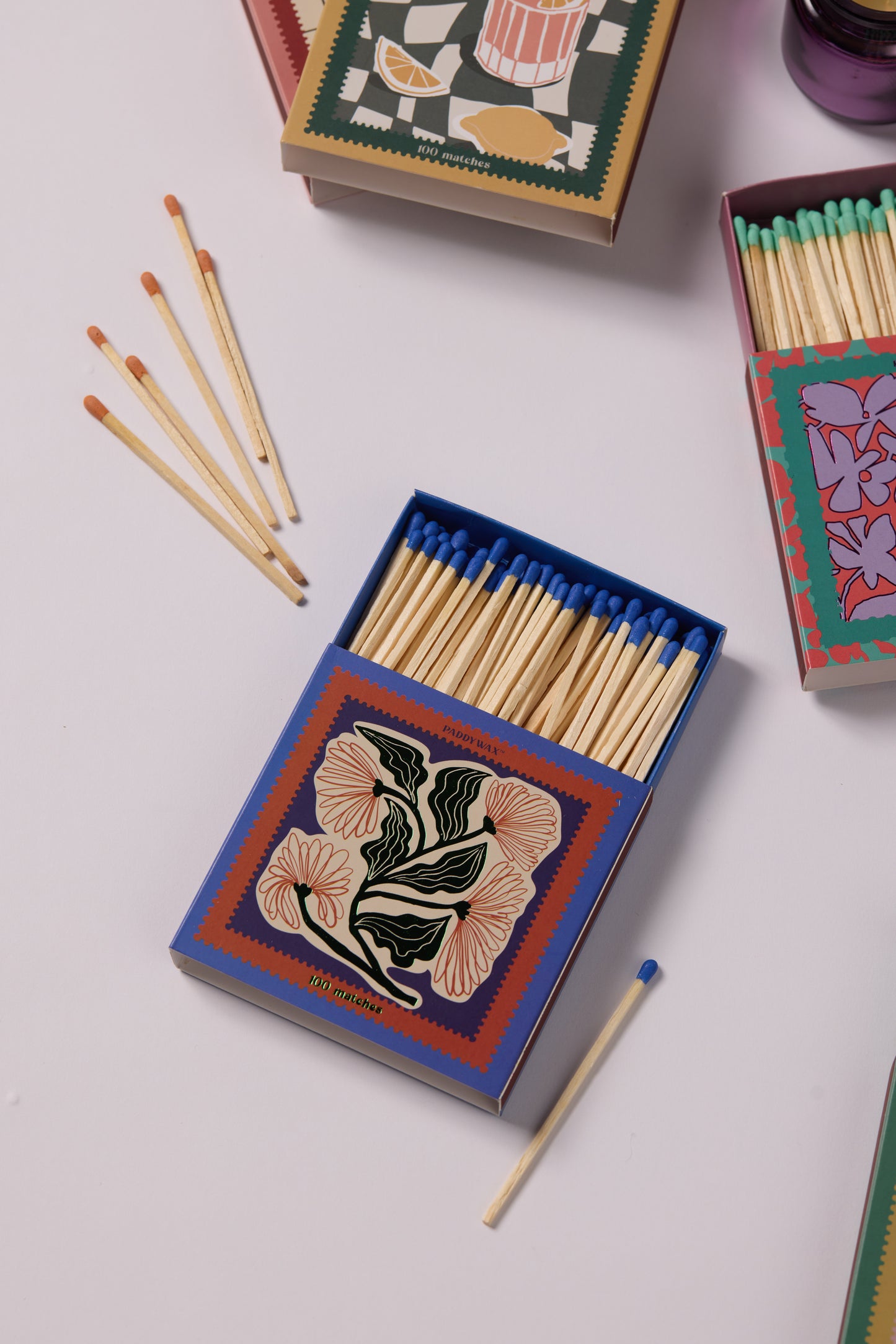 Tändstickask Jumbo Floral
