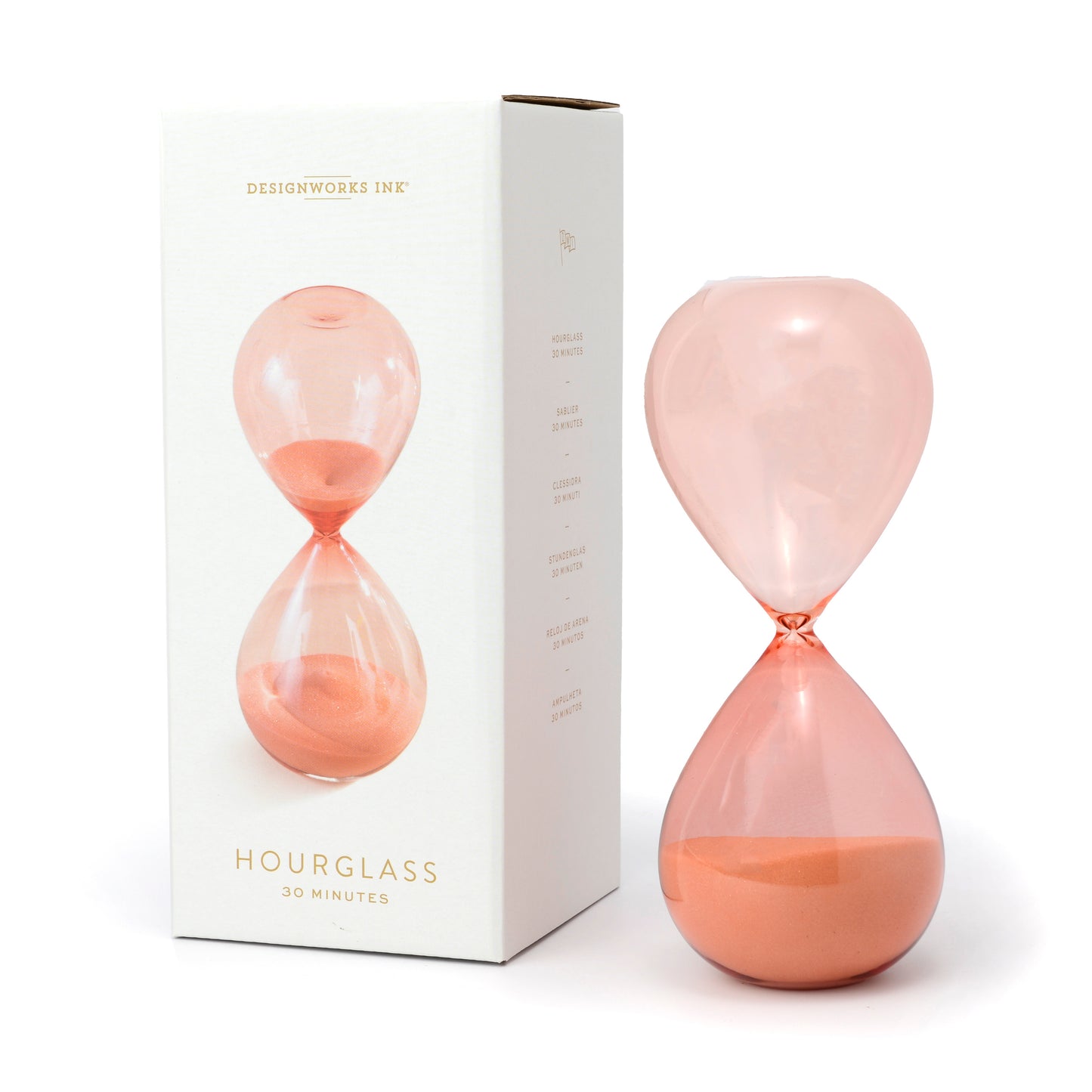 Timglas 30 min.Peachy Ombre i förpackning