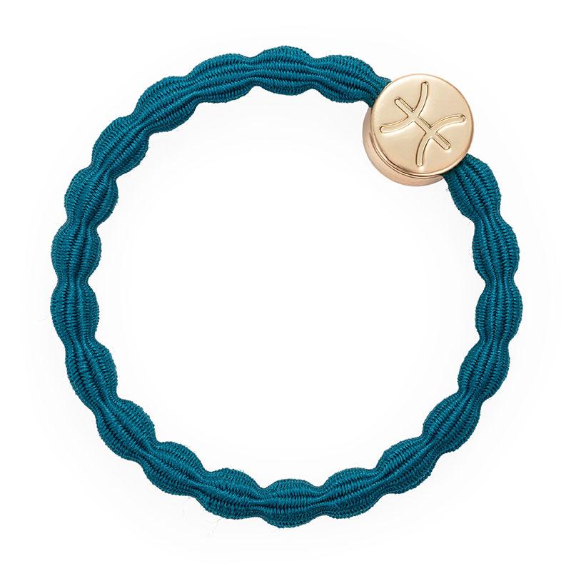 PISCES PETROL BLUE PLAIN - hårsnodd