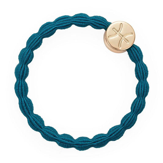 PISCES PETROL BLUE PLAIN - hårsnodd