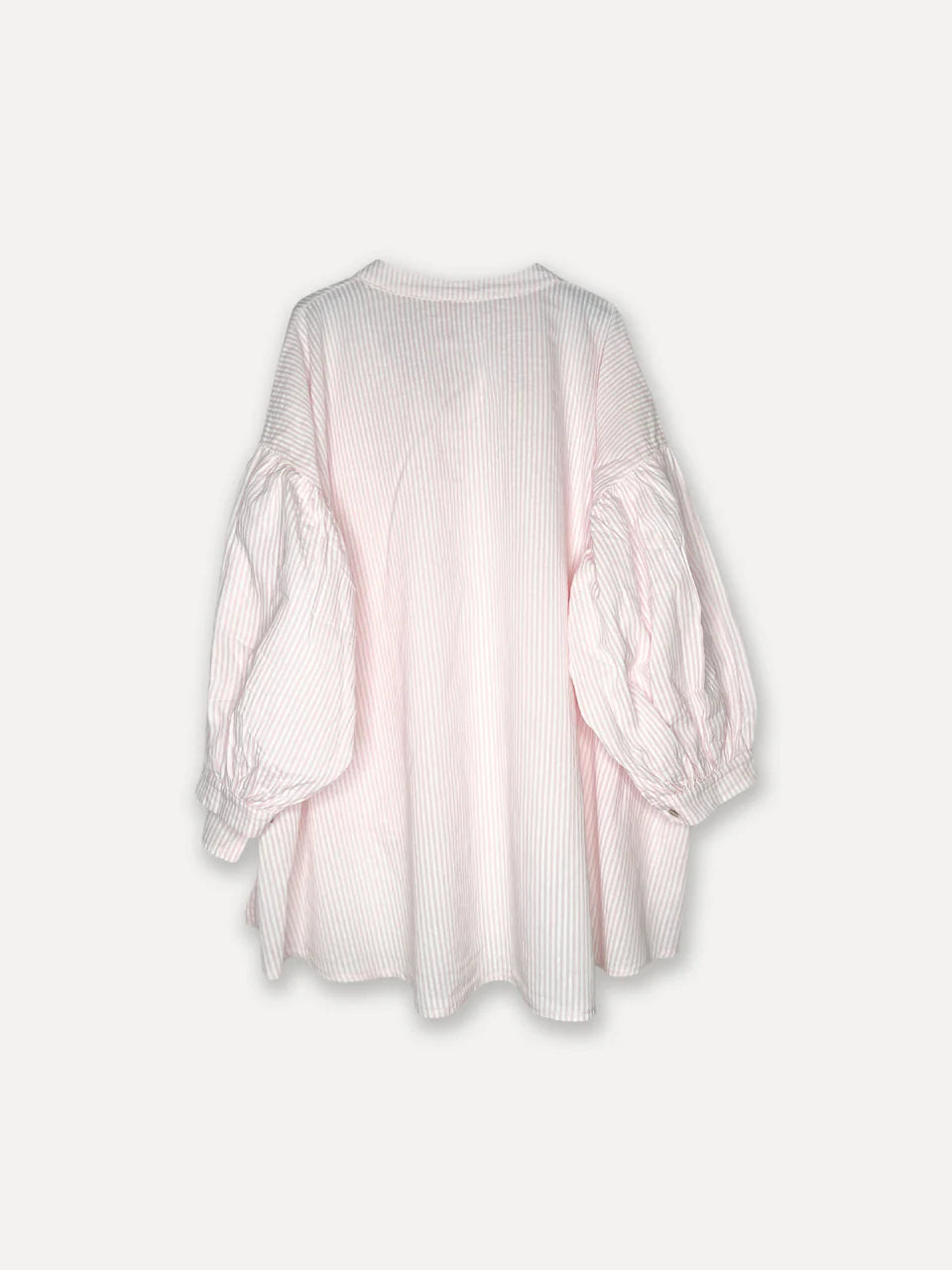 Alba Stripe Spring Summer Blouse, Peach