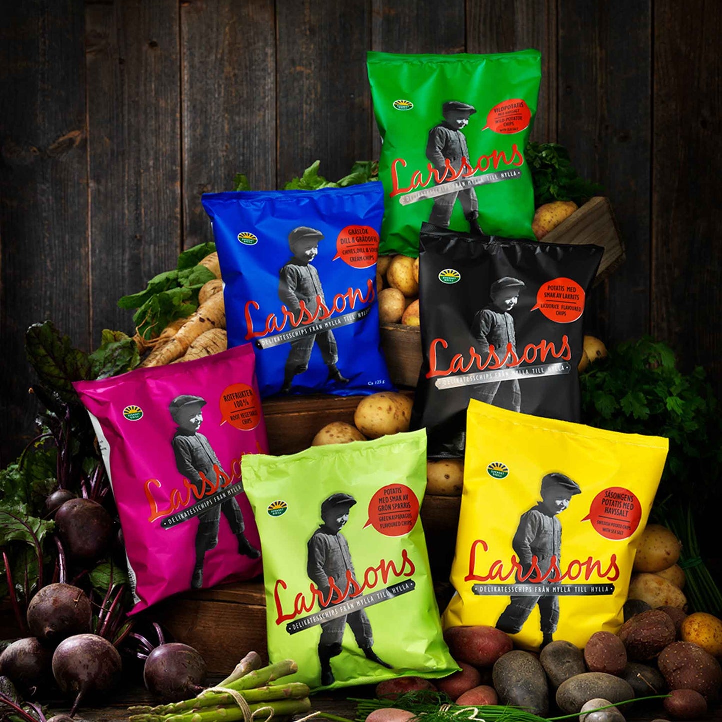 Chips Gräslök, Dill & Gräddfil 125g