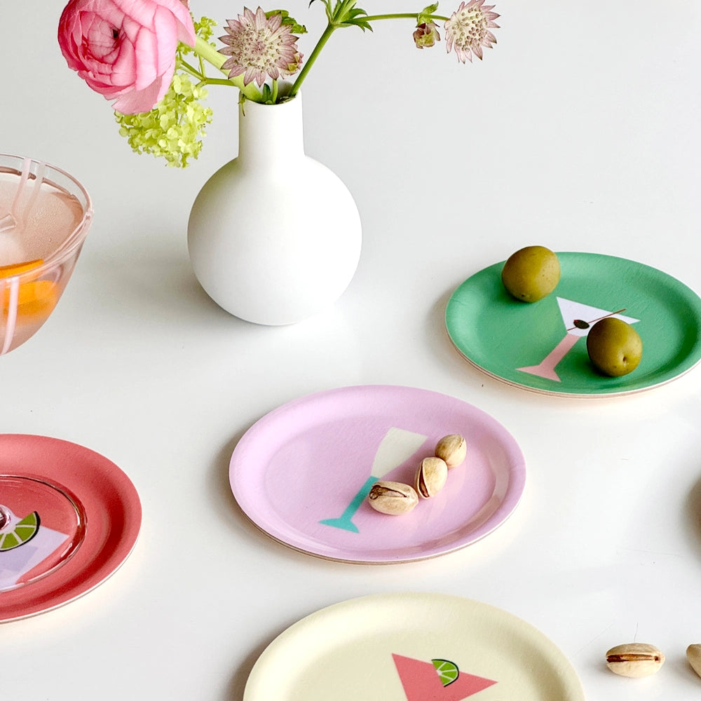 COCKTAILS Set med 6 Underlägg