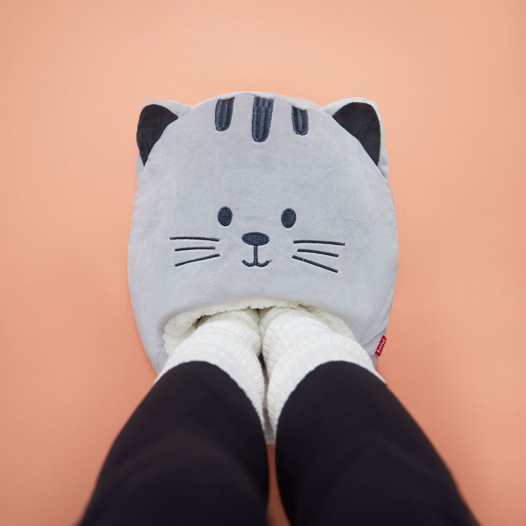 Fotvärmare Katt Kitty, Grå