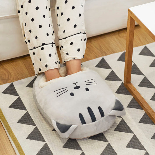 Fotvärmare Katt Kitty, Grå
