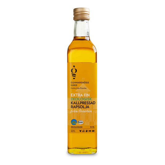 Extra Fin Ekologisk Kallpressad Rapsolja KRAV 0,5L