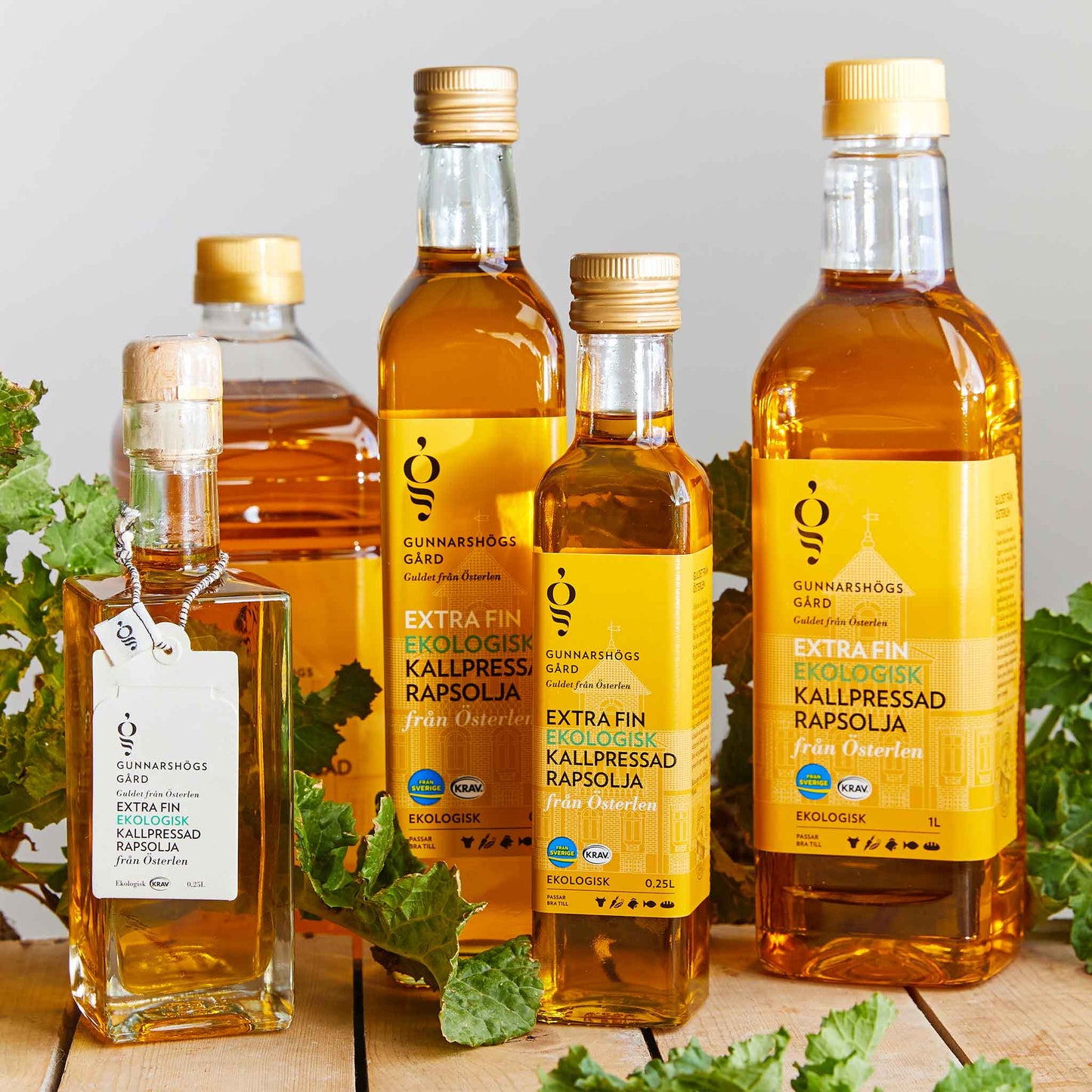 Extra Fin Ekologisk Kallpressad Rapsolja KRAV 1 L