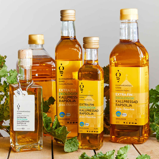 Extra Fin Ekologisk Kallpressad Rapsolja KRAV 1 L