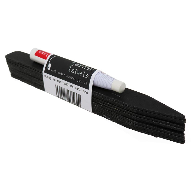 Märkpinnar till trädgården i griffel