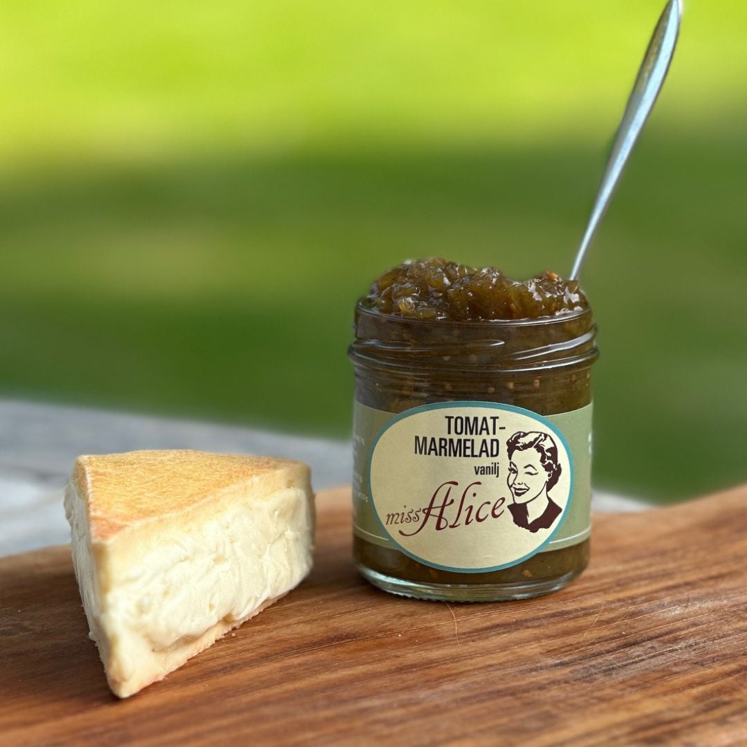 Miss Alice Grön tomatmarmelad - vanilj, kanel & kardemumma, 190g